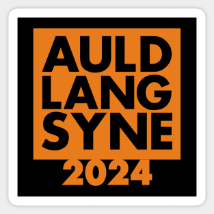 Auld Lang Syne New Year 2024 Sticker